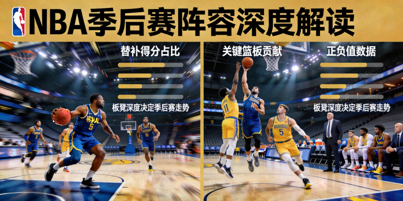 NBA季后赛阵容深度解读：双方替补球员在场上拼搏，展现球队板凳席的力量